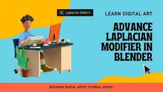 ֍ Blender 3D Animating Tutorial for Engineers in Hindi: Advanced Laplacian Modifier in Blender֍