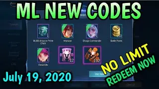 ML NEW CODE JULY 19, 2020 | MOBILE LEGENDS