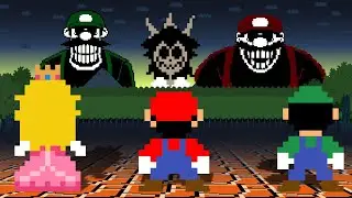 Team Mario and Sonic Co-Op Escape Mx - Lord X - LX | Mario Horror Collection