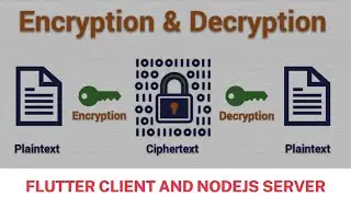 Encrypt and Decrypyt Encryption Decryption Flutter. Cipher and Decipher Client and Server