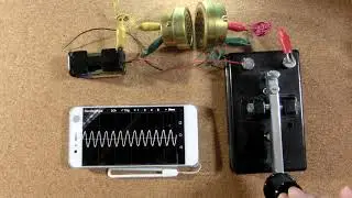 カーボンマイクを使った発振テスト