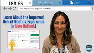 👩🏼‍💻 Learn About the Improved Hybrid Meeting Experience in New Outlook! 📆