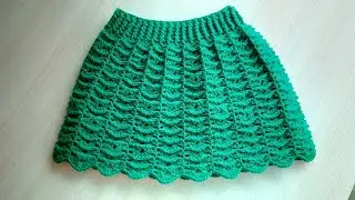 Crochet skirt for 1-2 years