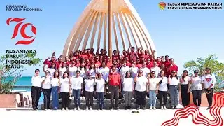 ASN Badan Kepegawaian Daerah Provinsi NTT Mengucapkan Dirgahayu Republik Indonesia Ke-79