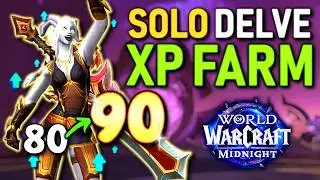 Fastest 80-90 Leveling Method in WoW? INSANE Delve XP Farm!