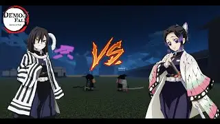 Obanai Iguro VS Shinobu Kocho ( DEMONFALL ROBLOX )