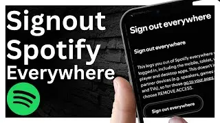 How to Log Out Everywhere Spotify Before Someone Hacks You 😳