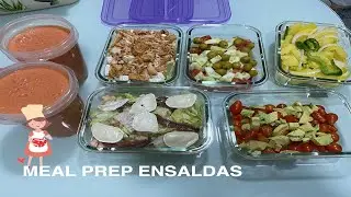 Meal prep ensaladas, 6 diferentes listas para consumir