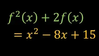 A Nice Functional Equation #maths