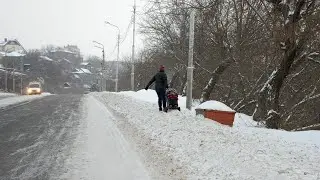 Первый Снег 🌨 в самарканде...
