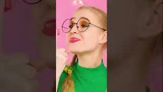 Licking a finger covered in a cake cream