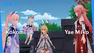 Sangonomiya Kokomi Meets Yae Miko | Genshin Impact (JP)