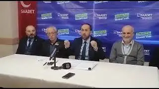 Saadet partisinden gövde gösterisi...