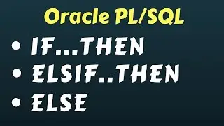 IF Statements in Oracle PL SQL with example