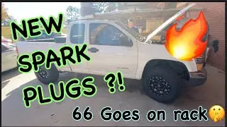 CHANGING SPARK PLUGS ON I5 /  66 MUSTANG GOES ON RACK! *GOTTA SEE THIS*