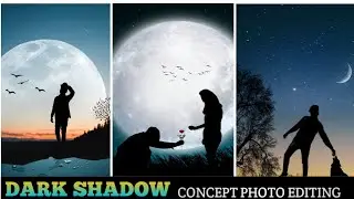 PicsArt Dark shadow photo Editing tutorial || How to Edit Dark shadow Editing
