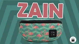 Поясные сумки ZAIN обзор. Поясная сумка с принтом