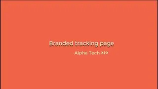 [AT ShipSync Pro] Branded tracking page