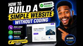 How to Build a Simple Website without Coding. Create a website in minutes!