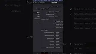 Standard Still Duration - Vediamo come modificarla! #davinciresolve #videoeditingtips  #shorts