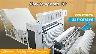 Ultrasonic Quilting Machine Operation Video Manual Video Easy Operation