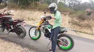 kathmandu Gokarna to suntakhan bike ride video