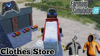 FS23, Easy Profit with Cloth Production #fs23
