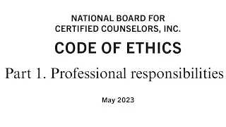 LPCC code of ethics 2023