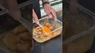 Гребешки в ракушках на гриле.