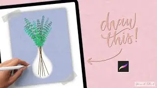 Draw a Spring Vase in Procreate - East Step by Step Project!