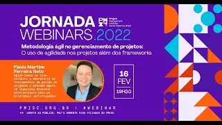 Jornada Webinars 2022 - Metodologia ágil no gerenciamento de projetos