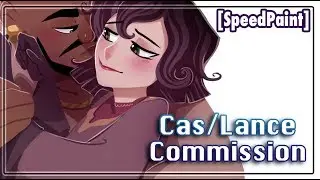 Tangled - Cas/Lance speedpaint [Commission]