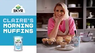 Make more of your morning with Claire’s raspberry muffins and Arla Skyr.