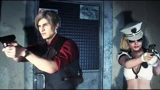 Resident Evil 2 Mod Claire Redfield Bad Cop Black/White Retexture