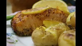 Baked Fish with Potatoes Portuguese Style