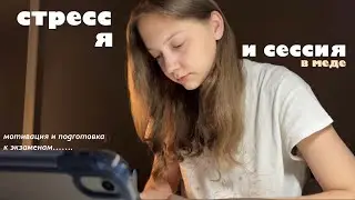 мои переживания и сессия в меде || как начать готовиться? || motivation
