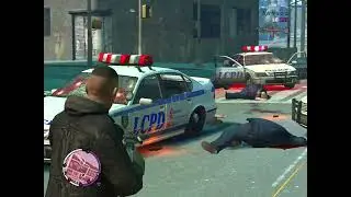 Экстремальная  бойня и погоня с копами за Луиса Лопеса в GTA IV Grand Theft Auto IV Выпуск 195