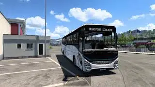 Euro Truck Simulator 2 İveco Otobüs Modu İle Geziniyorum Part 2 ETS2   (DBUS)