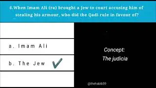 10 Question about islamic history 