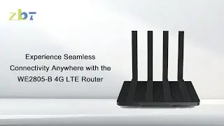 Experience Seamless Connectivity Anywhere with the WE2805-B 4G LTE Router