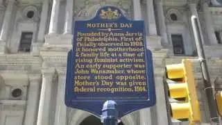 Mother's Day holiday founded in Philadelphia, Pennsylvania