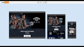 Mobile Responsive Website for Fitness
