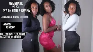 GYMSHARK TRY-ON HAUL & HONEST REVIEW || SCRUNCH LEGGINGS || #gymshark  #leggings || HALLE E SMITH