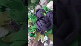 Брошь букет💐 Обожаю броши в смешанной технике, броши получаются красивые и легкие💐А Вы носите брошь?