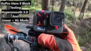 GoPro Hero 9 Testing Hypersmooth 3.0 And Linear + Horizon Leveling Dirt Bike Riding