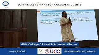 Soft Skills Seminar For College Student at MMM COLLEGE OF HEALTH SCIENCES, Part-1
