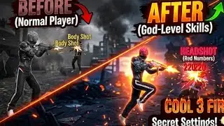 😱 Normal Player vs God Level Skills! Free Fire Secret Settings REVEALED! 🔥