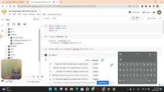 Using a small amount of code and this dataset from kaggle build a language detection ML model