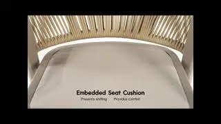 Removable Cushions, Easy to Clean, Sturdy Aluminum Frame – The Perfect Bar Stool