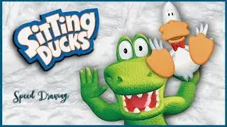🦆Speed Drawing | Sitting Ducks 🦆